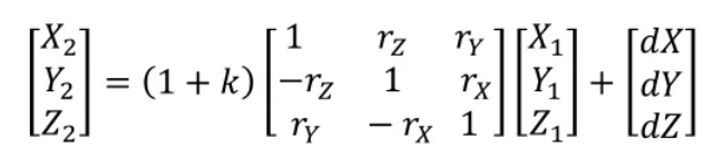 旋轉、縮放、平移公式